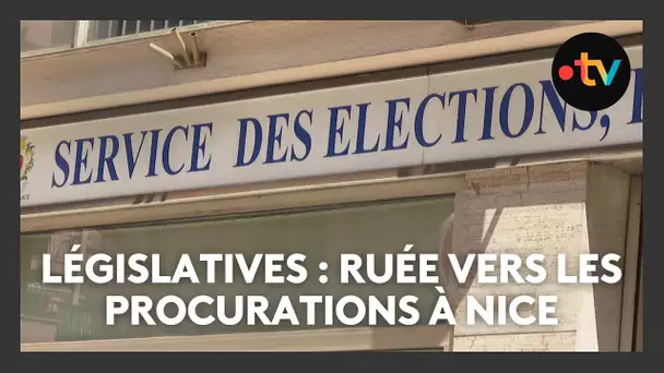 Pour les élections législatives, c'est la ruée vers les procurations à Nice