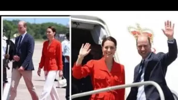 Rayonnant Kate étourdit aux côtés de William dans les dernières photos de Cambridges lors d'une tour