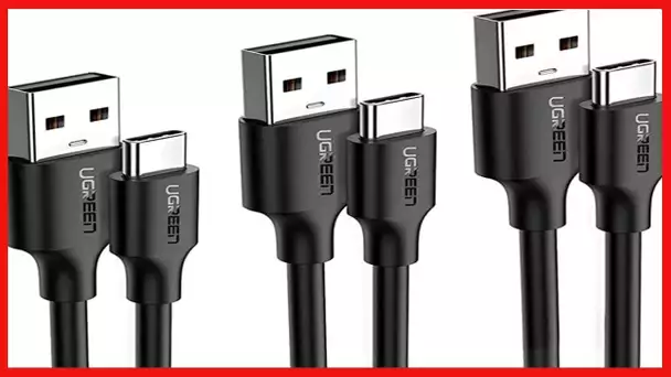 UGREEN USB C Cable 3-Pack USB Type C Cable 6ft3ft1.5ft USB A to USB C Fast Charger Cord Compatible