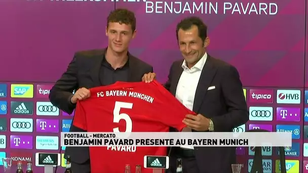 Benjamin Pavard présenté au Bayern Munich