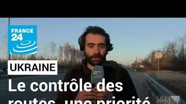 Ukraine : les routes, outil essentiel pour l'évacuation de civils depuis Kiev et les villes voisines