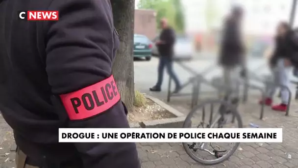 Drogue : une opération de police chaque semaine