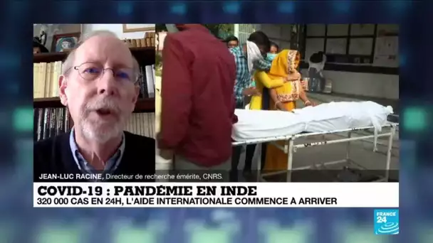 Pandémie de covid-19 : l'Inde recense encore plus de 300 000 nouveaux cas