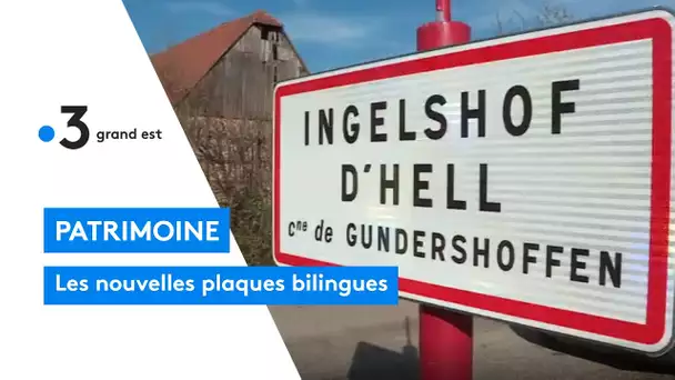 Des nouvelles plaques de rues et de villages...bilingues