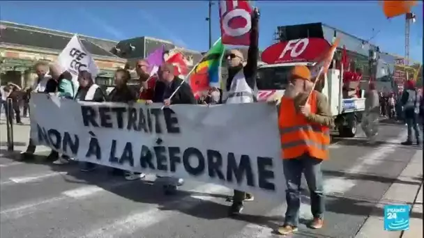 Manifestation : septième mobilisation des opposants à la réforme des retraites • FRANCE 24