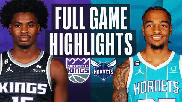 KINGS at HORNETS | NBA FULL GAME HIGHLIGHTS | October 31, 2022