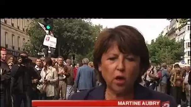 [Plateau extérieur invité : Martine Aubry, première secrétaire du PS sur les retraites]