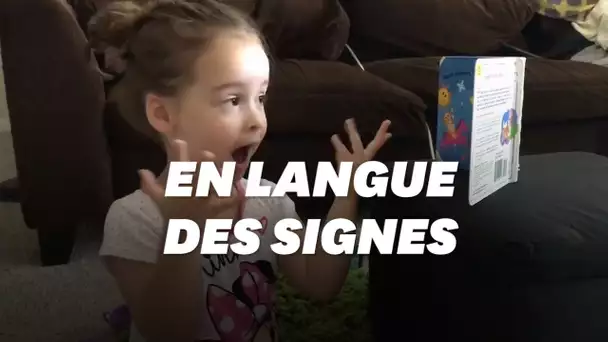 À trois ans, cette petite fille sourde traduit un livre en langue des signes