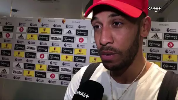 La réaction de Pierre-Emerick Aubameyang après Watford / Arsenal