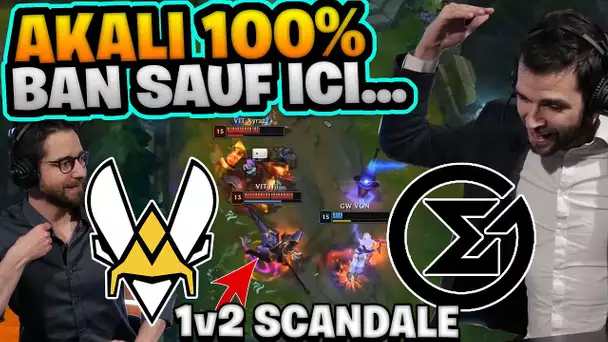 🔥AKALI 100% BAN EN GROS TOURNOI SAUF CETTE GAME ! Le Résultat... Vitality vs GW en LFL