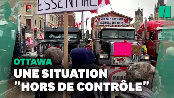 Au Canada, Ottawa paralysée par le "convoi de la liberté" déclare l'état d'urgence