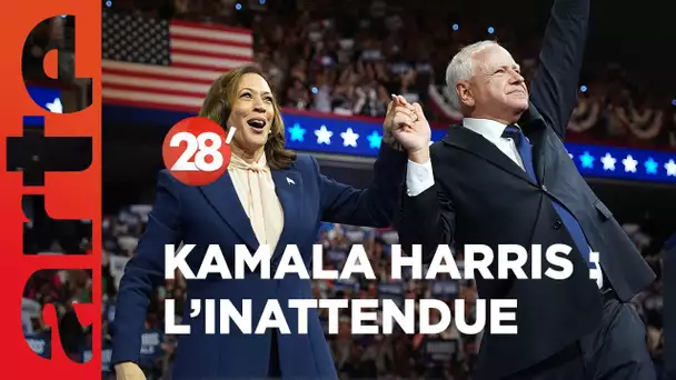 Kamala Harris : prête pour le choc Trump ? - 28 Minutes - ARTE