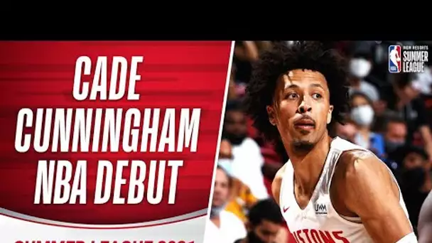 #1 Pick Cade Cunningham (12 PTS) Makes Pistons NBA Debut 🔥