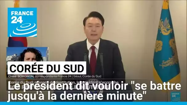 Corée du Sud : menacé de destitution, Yoon dit vouloir "se battre jusqu'à la dernière minute"