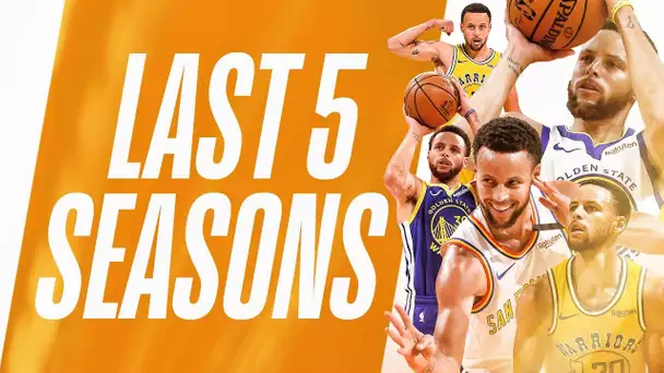 Stephen Curry From DEEP + The Foul! | Last 5 Seasons