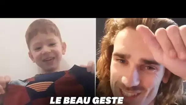 Griezmann ne pouvait que répondre à cette adorable vidéo de Pablo, 4 ans