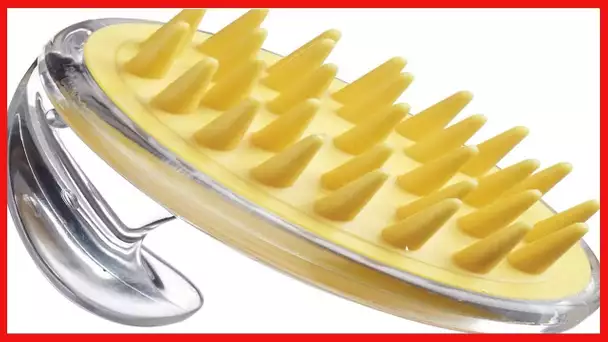 CONAIRPRO dog & cat Pet-It Curry Comb Dog Comb for Gromming, Gentle Massage, Reduces Shedding, Palm