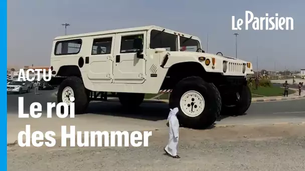 Un cheikh parade à Dubaï dans le plus gros Hummer du monde