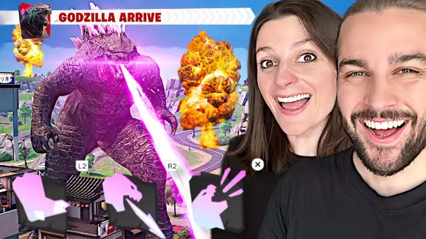 GODZILLA DÉTRUIT TOUT SUR FORTNITE !