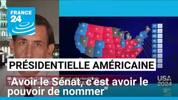 Présidentielle américaine : "Avoir le Sénat, c'est avoir le pouvoir de nommer" • FRANCE 24