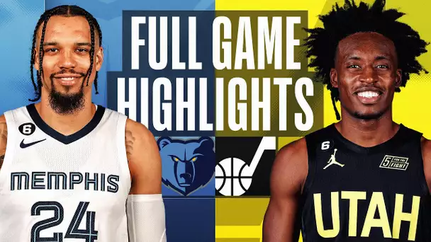 GRIZZLIES at JAZZ | NBA FULL GAME HIGHLIGHTS | October 29, 2022