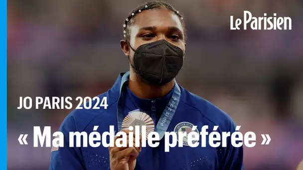 Noah Lyles « très fier » d'être en bronze sur 200 m aux JO de Paris