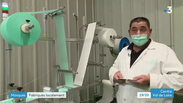 La-Ville-aux-Dame : une usine unique en région Centre-Val de Loire produit des masques chirurgicaux