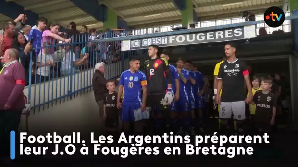 Football. Les Argentins préparent leur J.O à Fougères en Bretagne