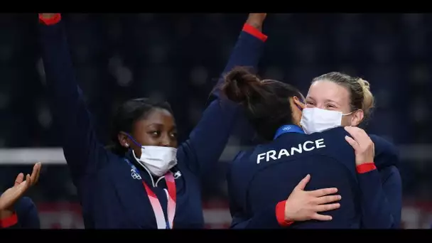 Les handballeuses françaises en or : "Ce sera gravé à jamais", réalise Amandine Leynaud