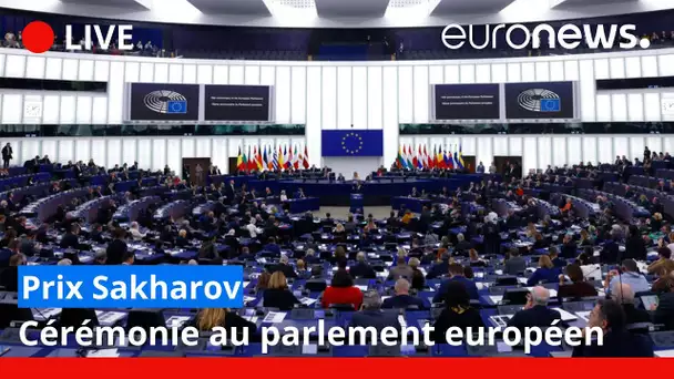 En direct | Remise du prix Sakharov 2022