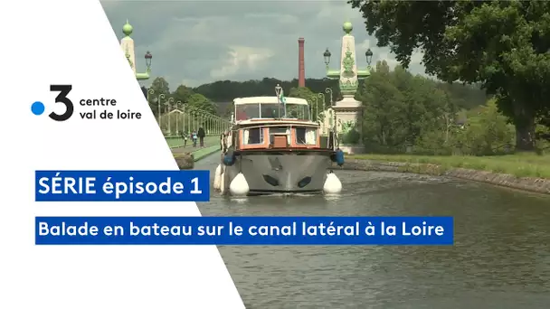 Balade en bateau sur le canal latéral a la Loire : du Pont canal du Guétin à Marseilles-les-Aubigny