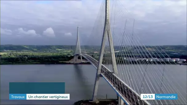 Le pont de Normandie en travaux jusqu'à la mi-novembre