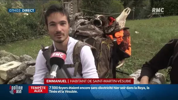 Saint-Martin Vésubie: l’armée a exfiltré les naufragés du déluge, le déchirement des habitants