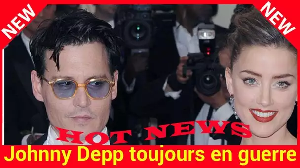 Johnny Depp toujours en guerre avec son ex Amber Heard, il l’accuse de l’avoir trompé avec…