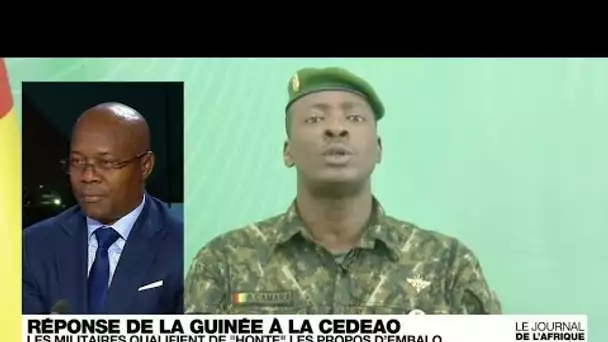 Guinée : les militaires qualifient de "honte" les propos du président de la Cédéao • FRANCE 24