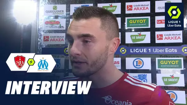 Interview de fin de match : STADE BRESTOIS 29 - OLYMPIQUE DE MARSEILLE (1-0)  / 2023/2024