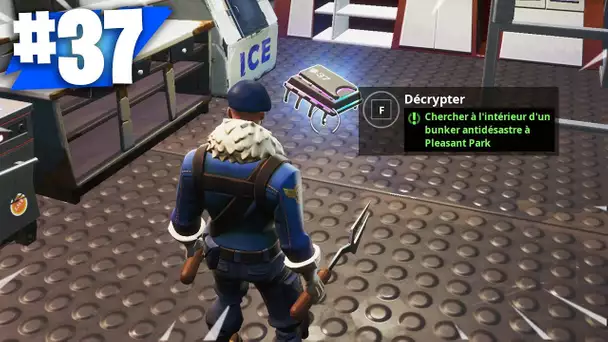 PUCE DE DECRYPTAGE 37 : CHERCHER A L&#039;INTERIEUR D&#039;UN BUNKER ANTIDESASTRE A PLEASANT PARK SUR FORTNITE