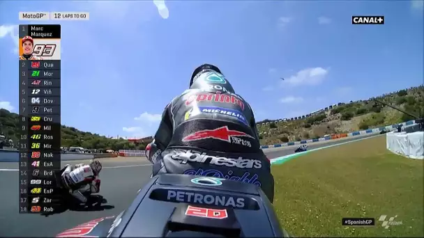 Problème technique pour Quartararo qui lui fait perdre sa 2ème place - GP d'Espagne