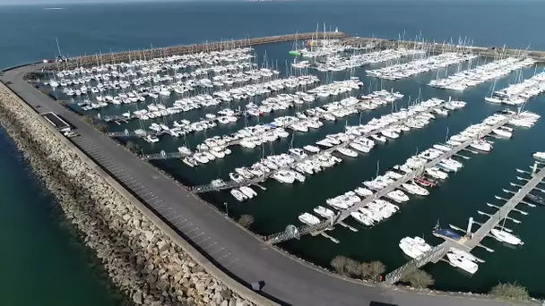 Pornichet - Saint-Nazaire : un drone saisit des images de la côte en période de confinement