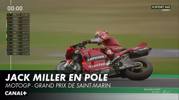 Jack Miller en pole - Grand Prix de Saint-Marin - MotoGP