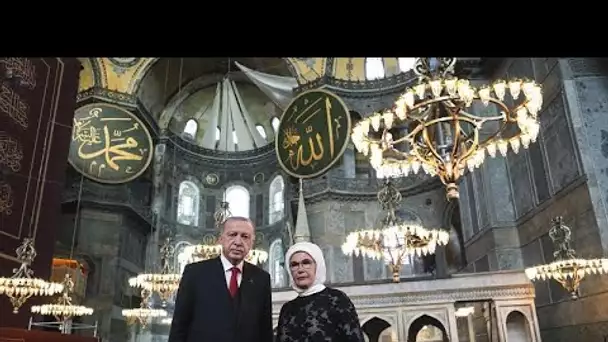 Première prière musulmane pour Erdogan à la mosquée Sainte-Sophie