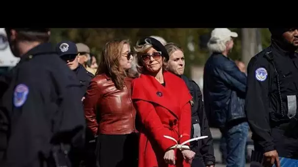 Jane Fonda a été arrêtée lors du manifestation pour le climat