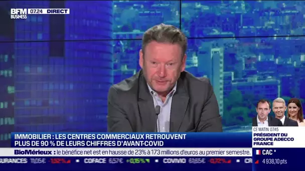 Gontran Thüring (CNCC): Les centres commerciaux retrouvent 90% de leurs chiffres d'avant-Covid