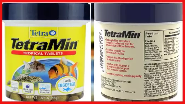 TetraMin Complete Diet Tropical Tablets for Bottom Feeders