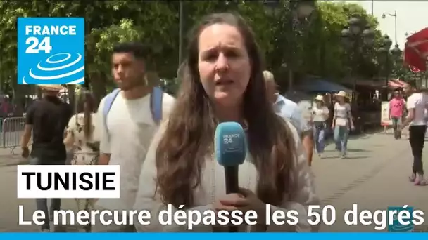 Canicule en Tunisie : le mercure dépasse les 50 degrés • FRANCE 24