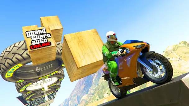 PARKOUR 3D CUBES MOTO - GTA 5 ONLINE