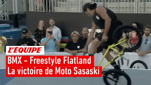 BMX - Moto Sasaki impressionne et devient champion du monde de Freestyle Flatland