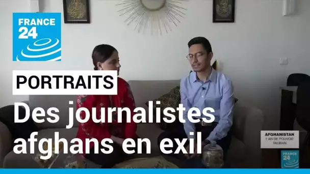 Shafi et Sofiea, un couple de journalistes afghans exilé en France • FRANCE 24