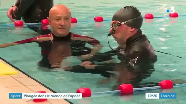 Apnée: compétition à Nancy avec le vice-champion du monde