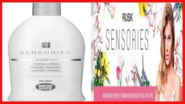 RUSK Sensories Calm Guarana and Ginger Nourishing, Guarana and Ginger Vegetable Protein to De-Stress